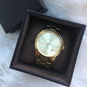 Michael Kors Runway Watch Gold